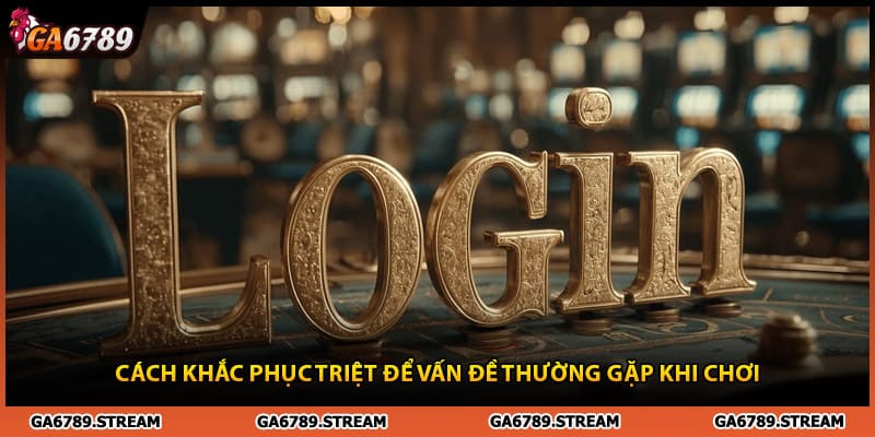 Cách khắc phục triệt để các vấn đề khi đăng nhập Ga6789